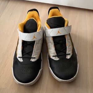 Kids Black and Yellow Jordan’s